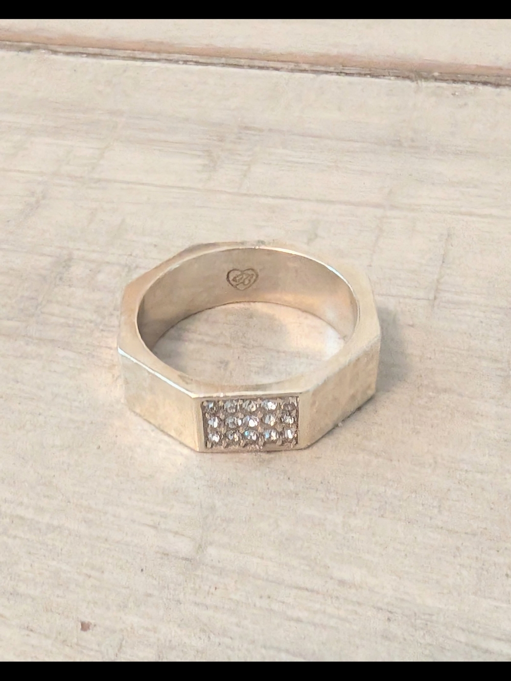 Brighton Meridian Zenith ring Silver Size 8